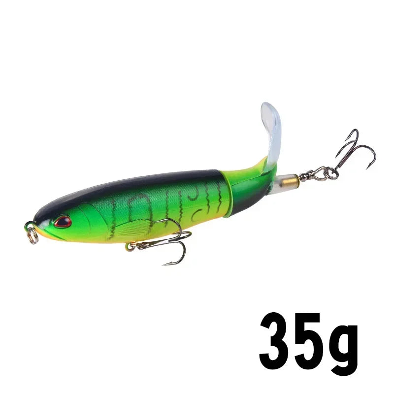 1 Pcs 10cm/14cm Topwater Fishing Lure Whopper Popper - Premium Artificial Bait for Anglers