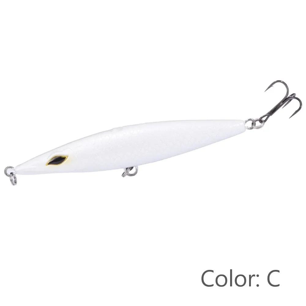 Fishing Lure Floating Pencil Bait - Topwater Stickbait for Seabass and Bonitos