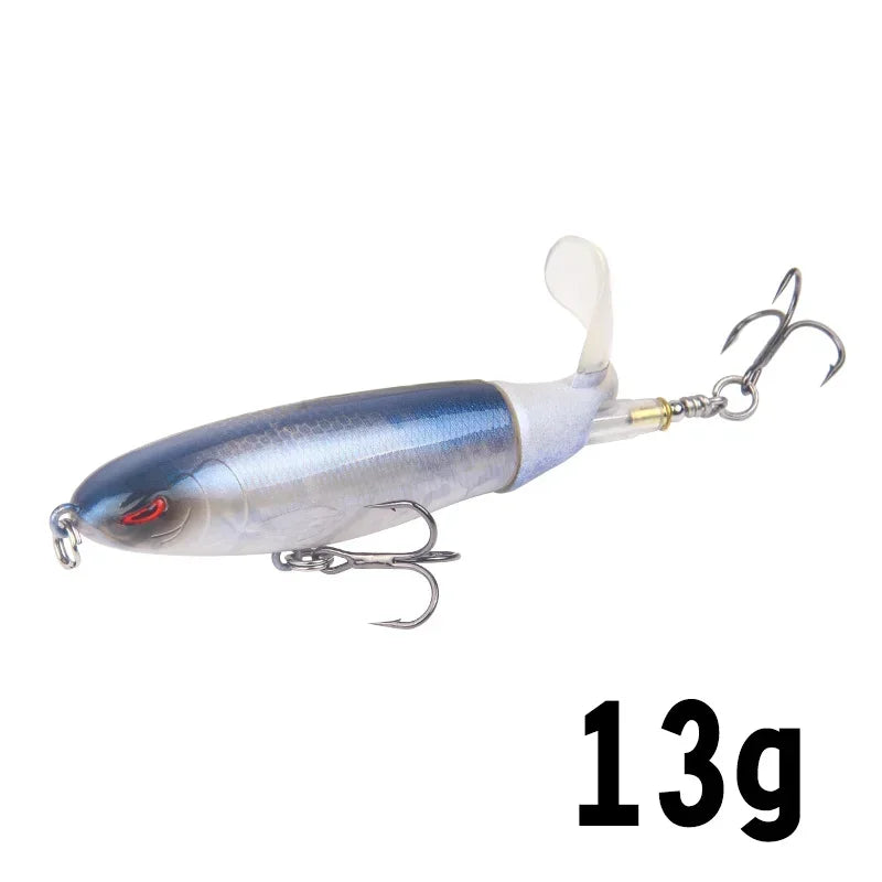 1 Pcs 10cm/14cm Topwater Fishing Lure Whopper Popper - Premium Artificial Bait for Anglers