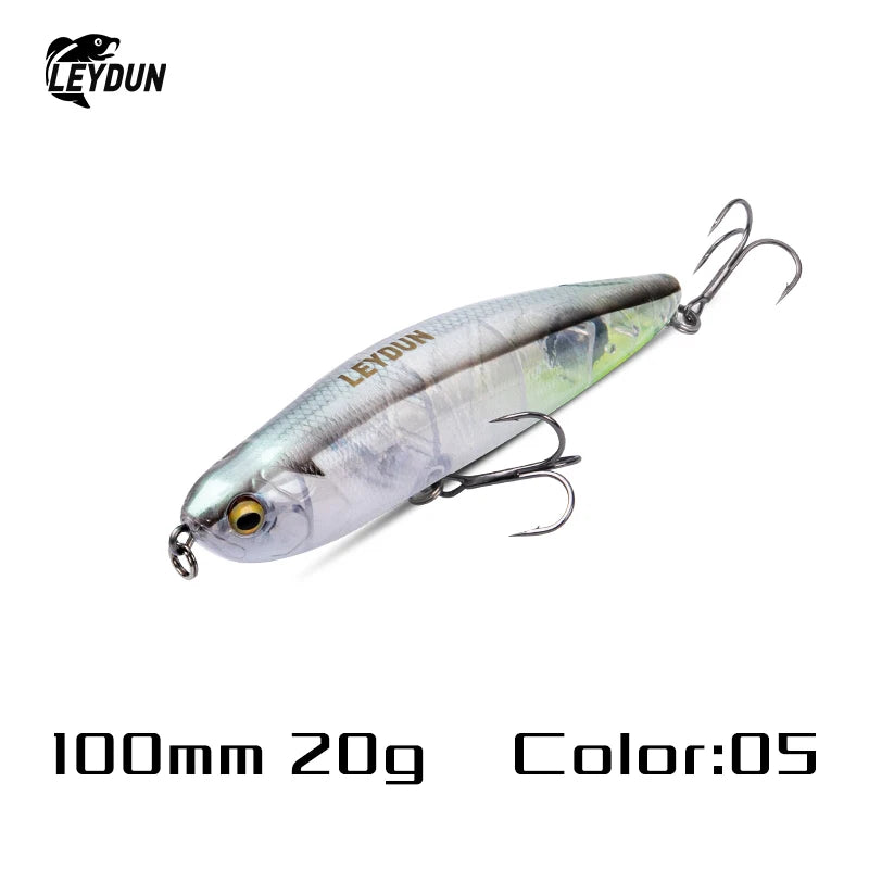 Z-Claw Floating Pencil Fishing Lures - Premium Topwater Hard Baits for Bass