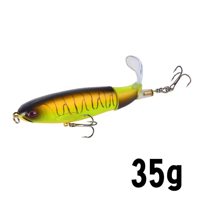 1 Pcs 10cm/14cm Topwater Fishing Lure Whopper Popper - Premium Artificial Bait for Anglers