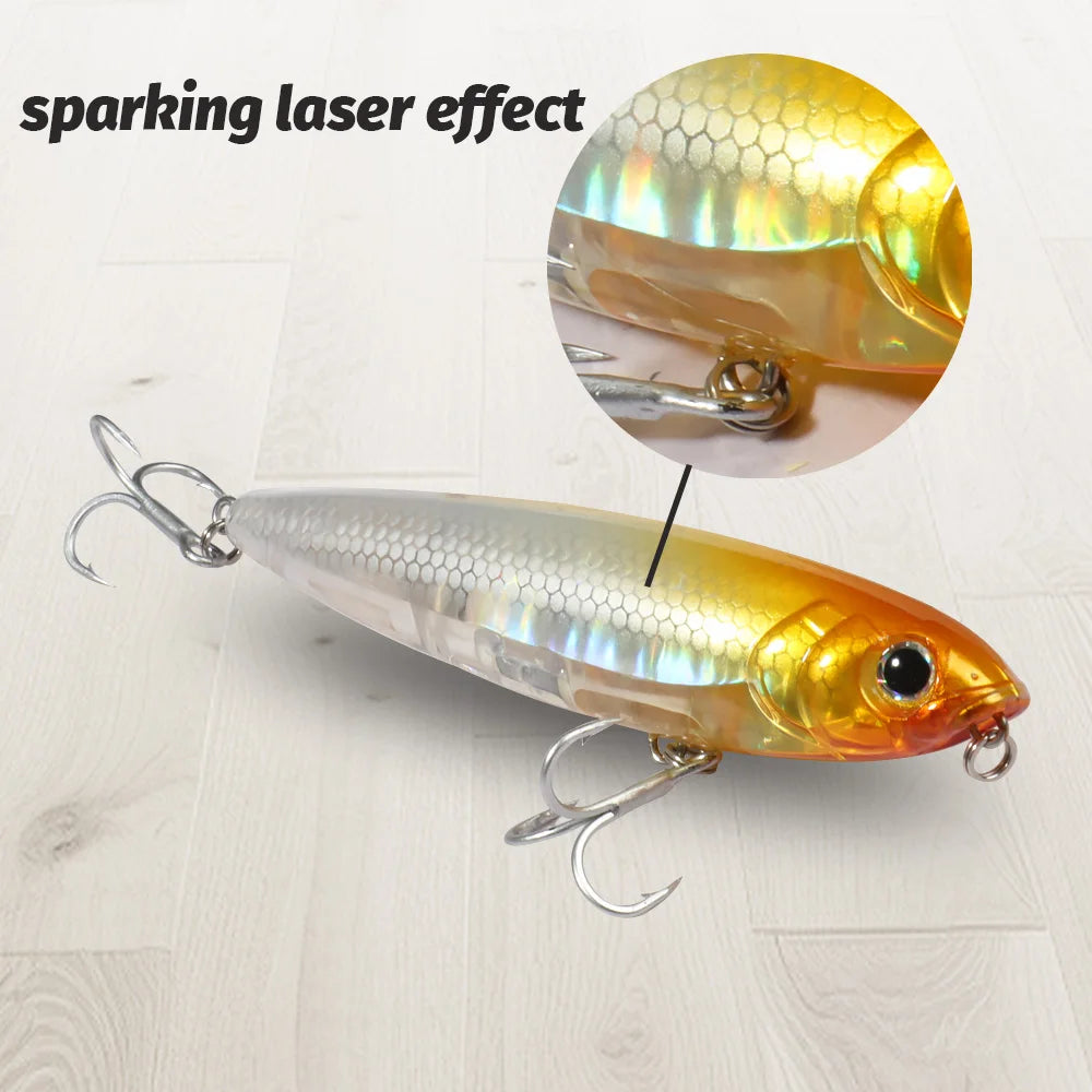 Floating Pencil Bait 17.5g 10cm - Topwater Walk The Dog Fishing Lure