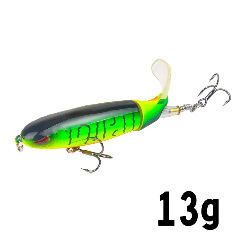 1 Pcs 10cm/14cm Topwater Fishing Lure Whopper Popper - Premium Artificial Bait for Anglers