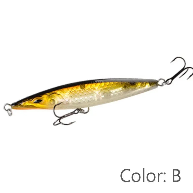 Fishing Lure Floating Pencil Bait - Topwater Stickbait for Seabass and Bonitos