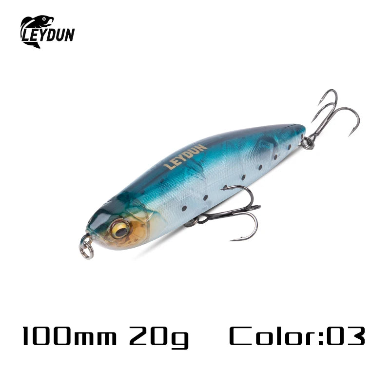 Z-Claw Floating Pencil Fishing Lures - Premium Topwater Hard Baits for Bass