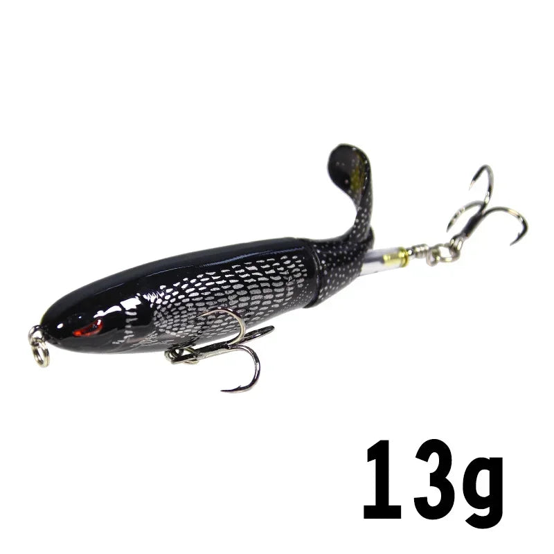 1 Pcs 10cm/14cm Topwater Fishing Lure Whopper Popper - Premium Artificial Bait for Anglers