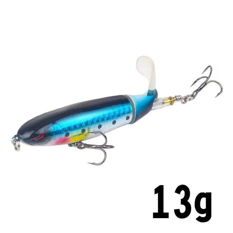 1 Pcs 10cm/14cm Topwater Fishing Lure Whopper Popper - Premium Artificial Bait for Anglers