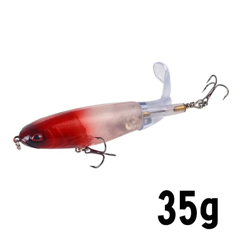 1 Pcs 10cm/14cm Topwater Fishing Lure Whopper Popper - Premium Artificial Bait for Anglers