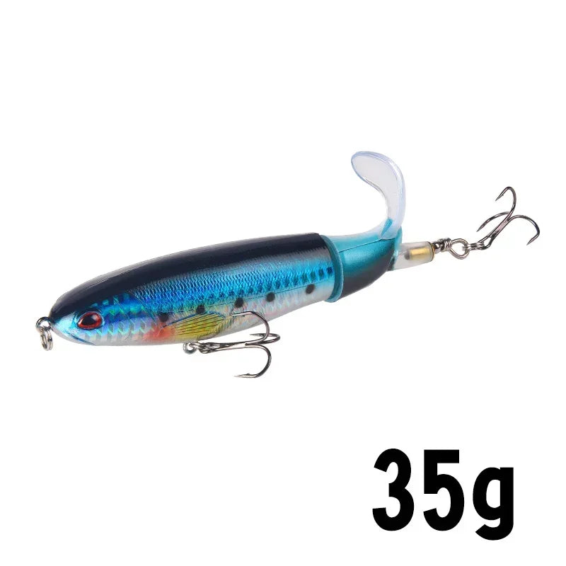 1 Pcs 10cm/14cm Topwater Fishing Lure Whopper Popper - Premium Artificial Bait for Anglers
