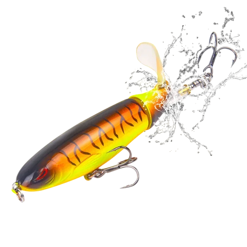 1 Pcs 10cm/14cm Topwater Fishing Lure Whopper Popper - Premium Artificial Bait for Anglers