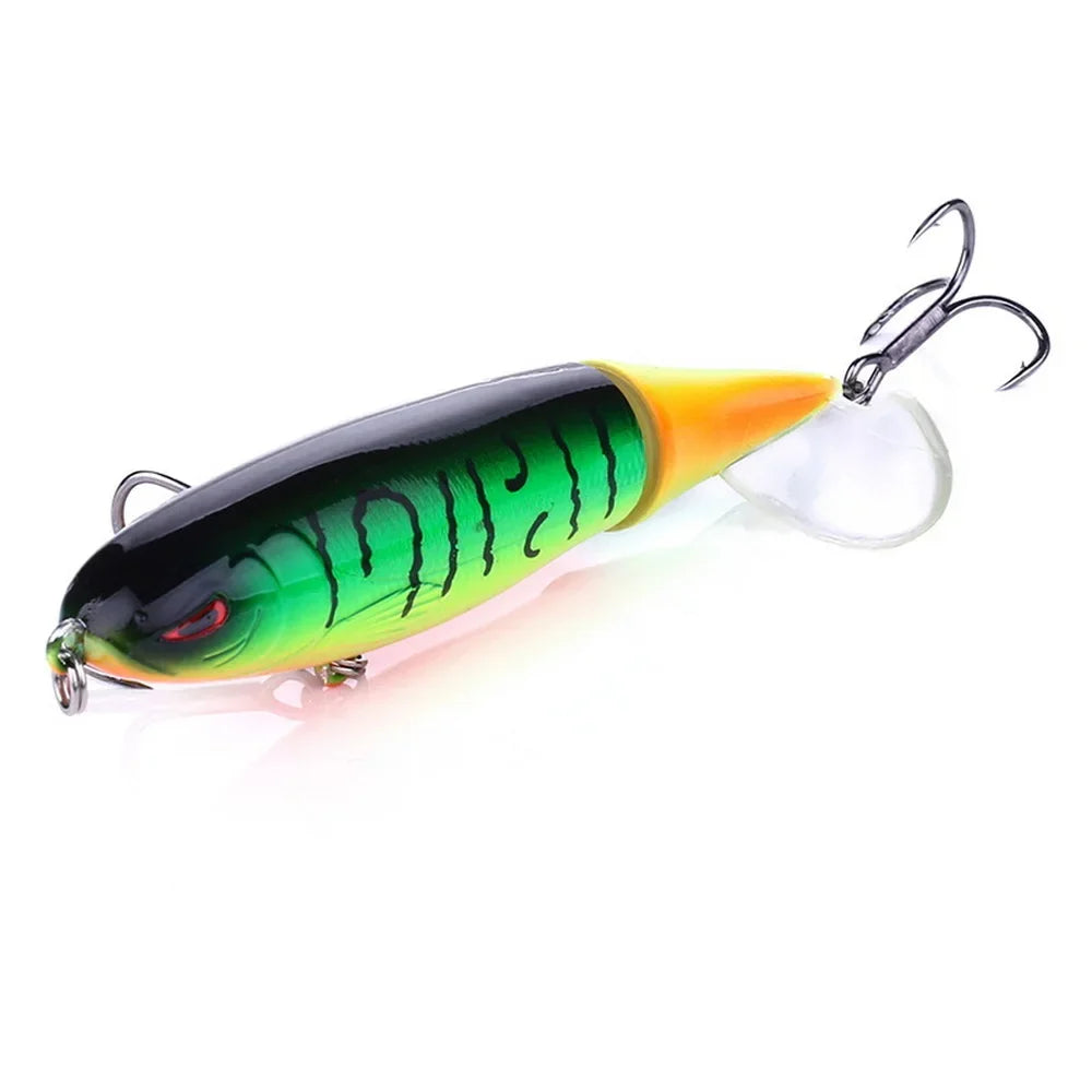 Topwater Spinner Fishing Lure - 10cm & 14cm Popper Pencil Hard Bait