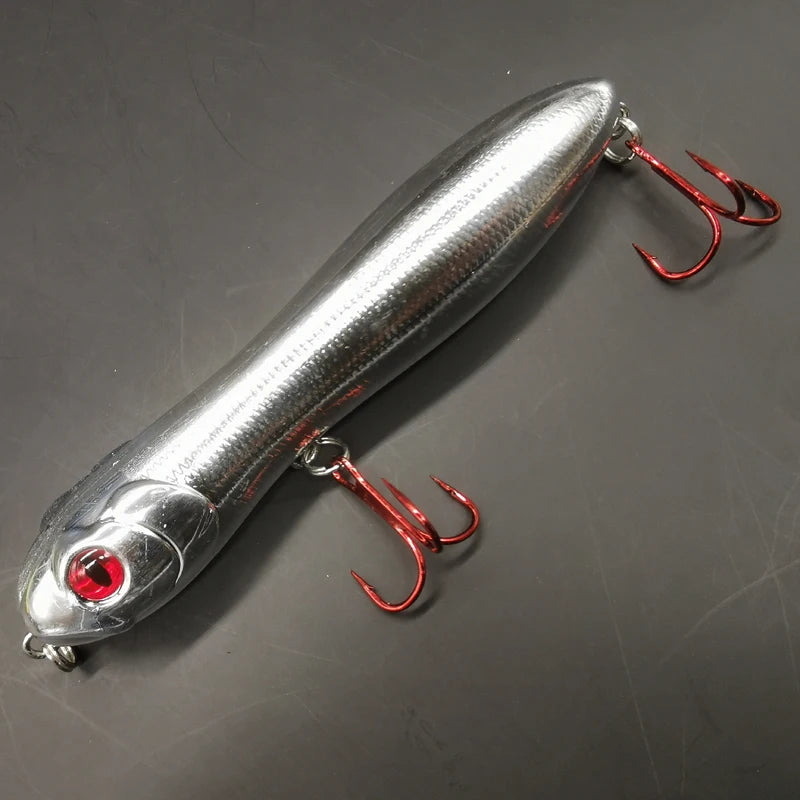 1pc/3pcs 10cm Floating Fishing Lures - Pencil Bait Popper Top Water Artificial Baits