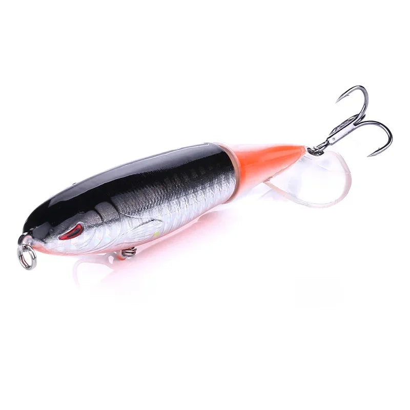Topwater Spinner Fishing Lure - 10cm & 14cm Popper Pencil Hard Bait