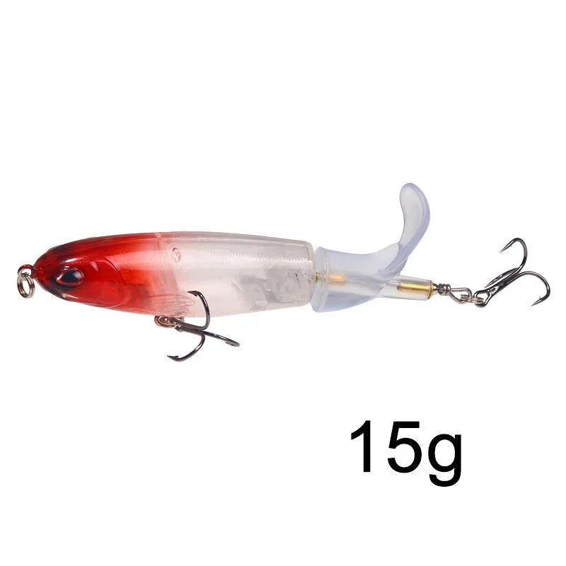 1 Pcs 10cm/14cm Topwater Fishing Lure Whopper Popper - Premium Artificial Bait for Anglers