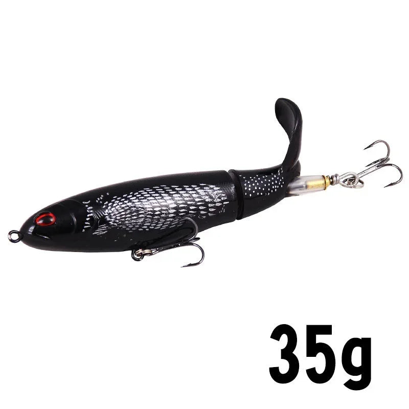 1 Pcs 10cm/14cm Topwater Fishing Lure Whopper Popper - Premium Artificial Bait for Anglers