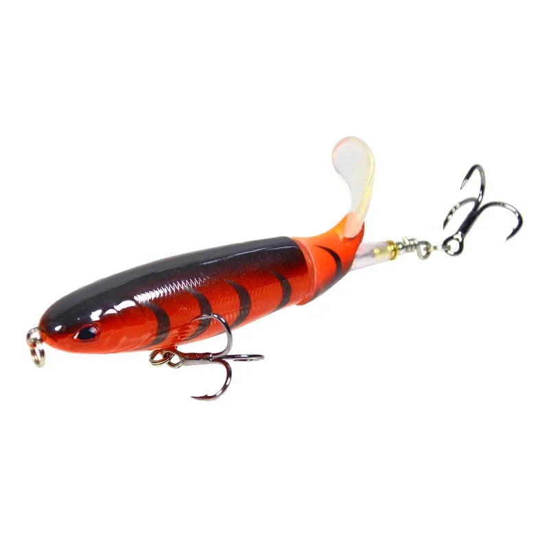 1 Pcs 10cm/14cm Topwater Fishing Lure Whopper Popper - Premium Artificial Bait for Anglers