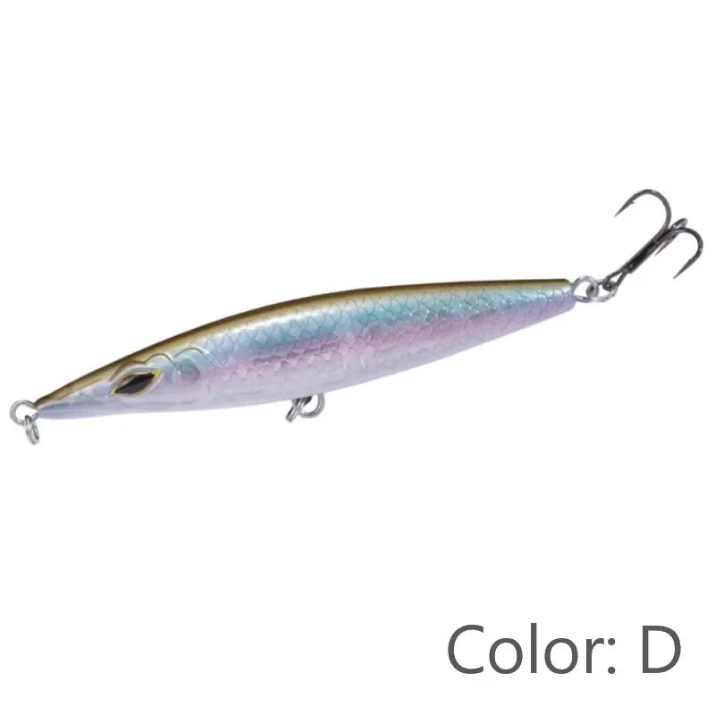 Fishing Lure Floating Pencil Bait - Topwater Stickbait for Seabass and Bonitos