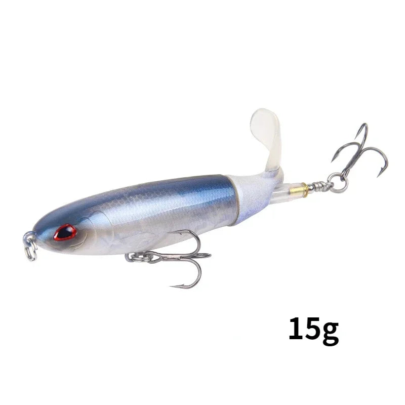 1 Pcs 10cm/14cm Topwater Fishing Lure Whopper Popper - Premium Artificial Bait for Anglers
