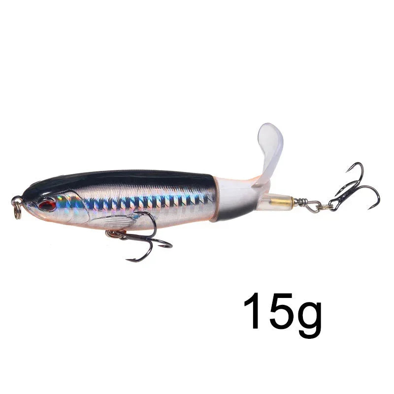1 Pcs 10cm/14cm Topwater Fishing Lure Whopper Popper - Premium Artificial Bait for Anglers